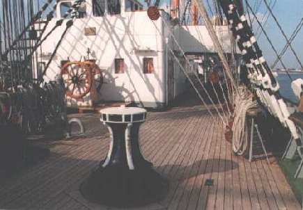 Blick aufs Achterschiff